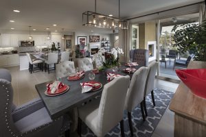 Open concept living an dining