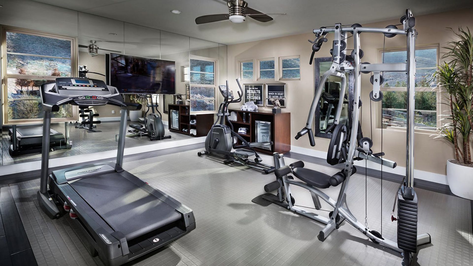 Lennar Las Vegas exercise room