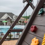 Community pool and playground