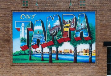 Tampa Florida Instagrammable Spots Mural - Lennar