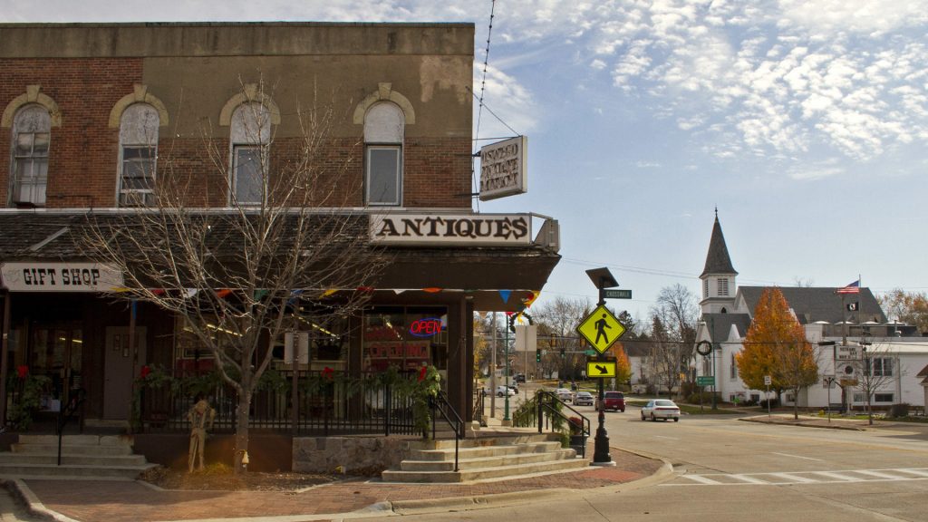 Main Street and Washington Street