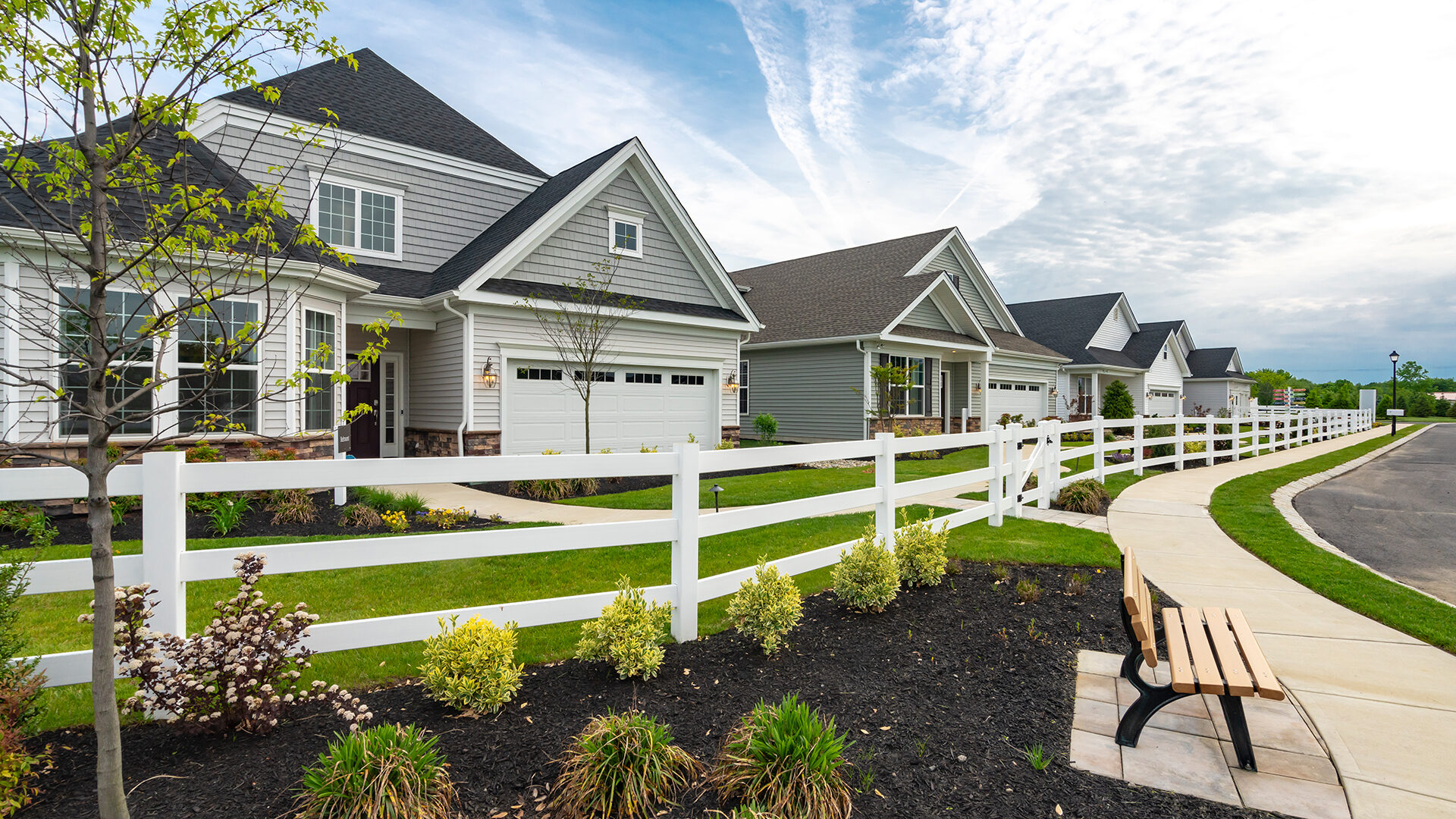 Lennar homes exterior streetscape