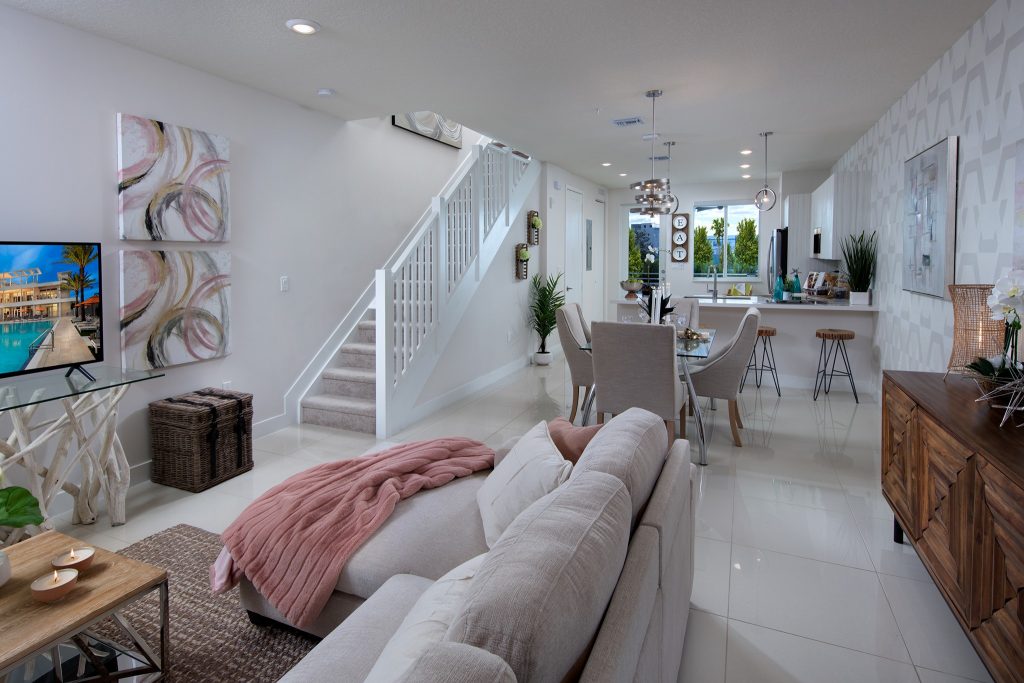 Lennar Miami Blush Living room