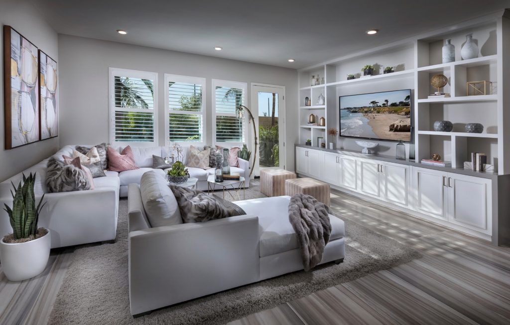 Lennar Southern California Blush Living room