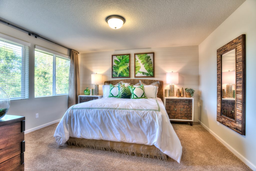 green home decor trend bedroom