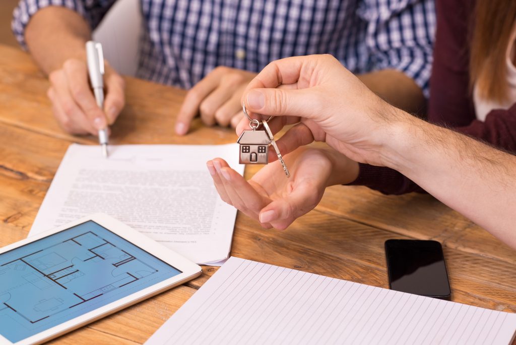 getting the keys to your new home