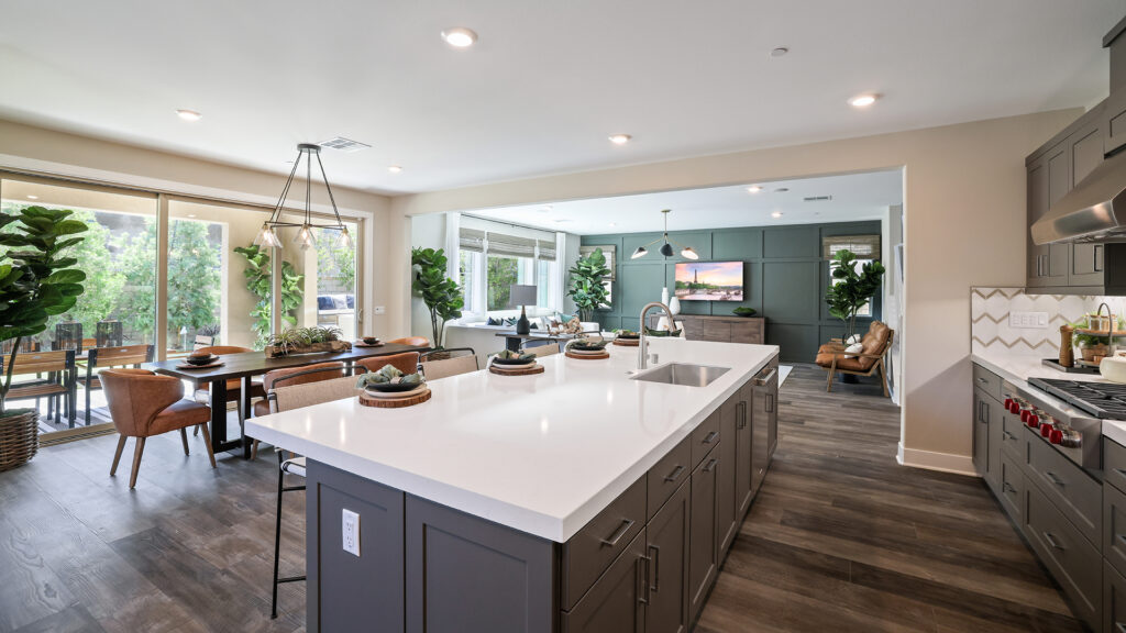 Lennar open concept kitchen and dining