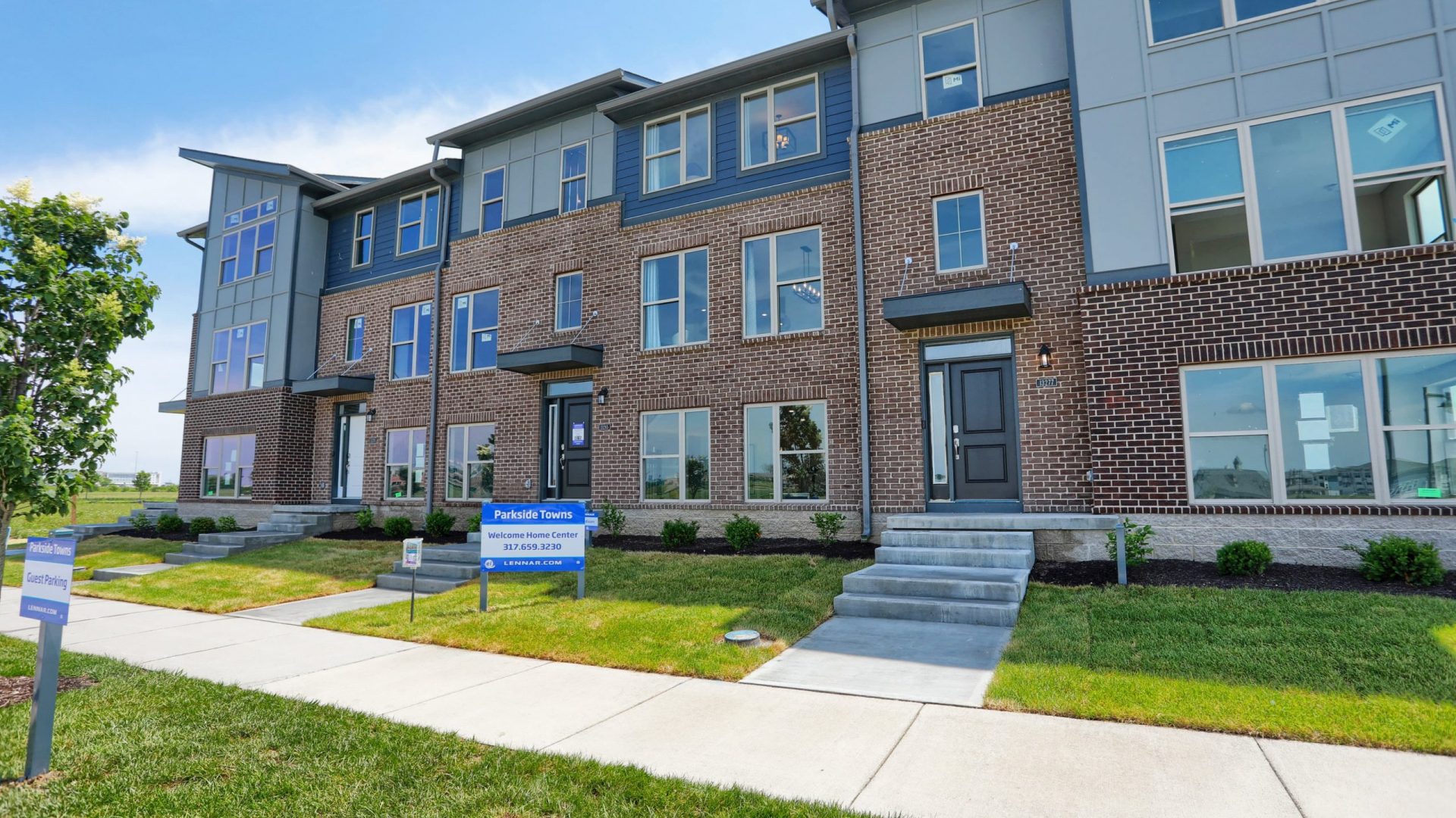 Lennar townhomes in Indianapolis