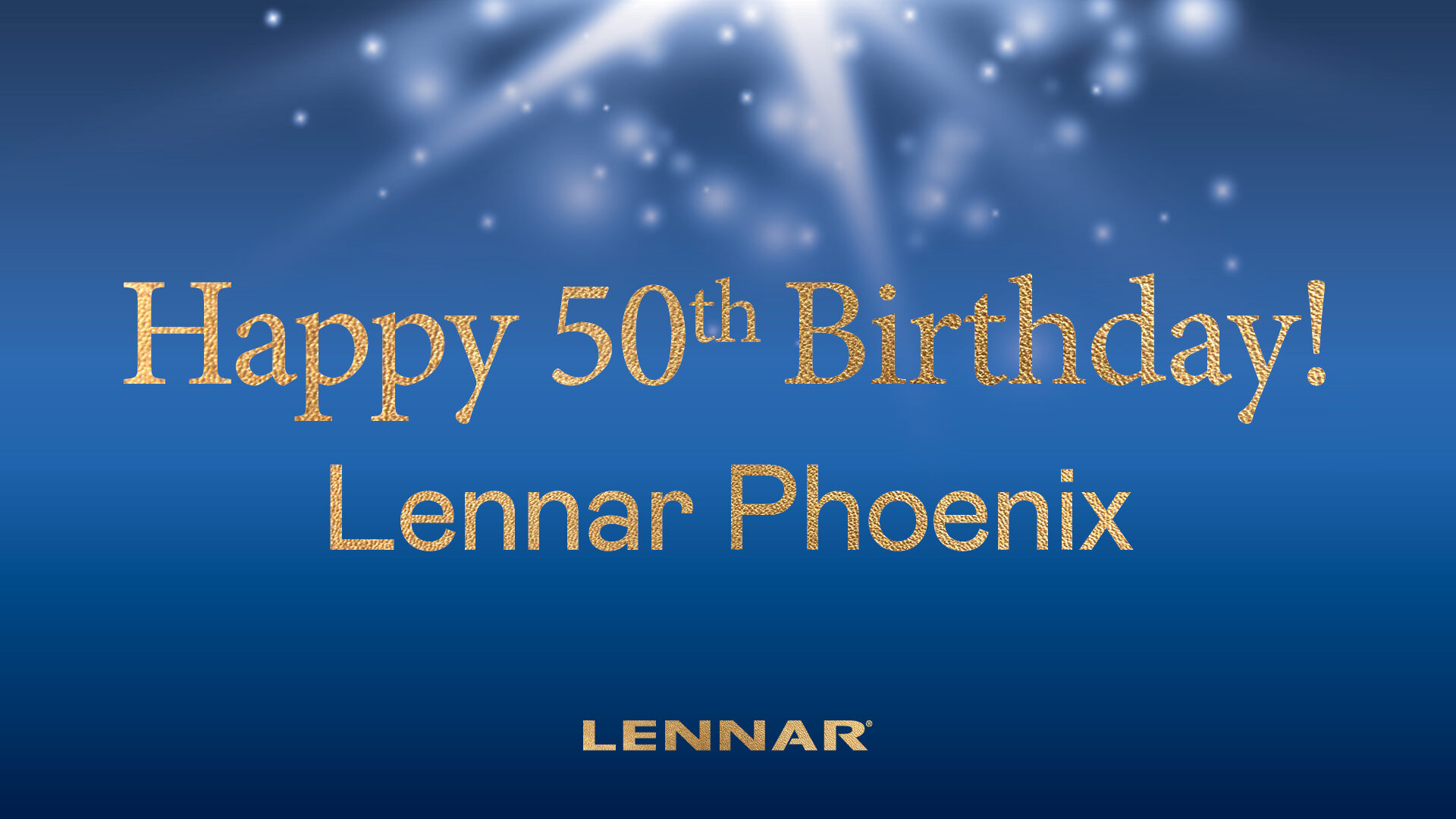 Lennar Phoenix 50 Years