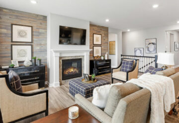 Lennar Minnesota open concept living room