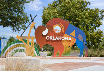 Oklahoma welcome sign