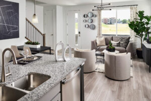 Lennar Colorado Green Gables townhome kitchen