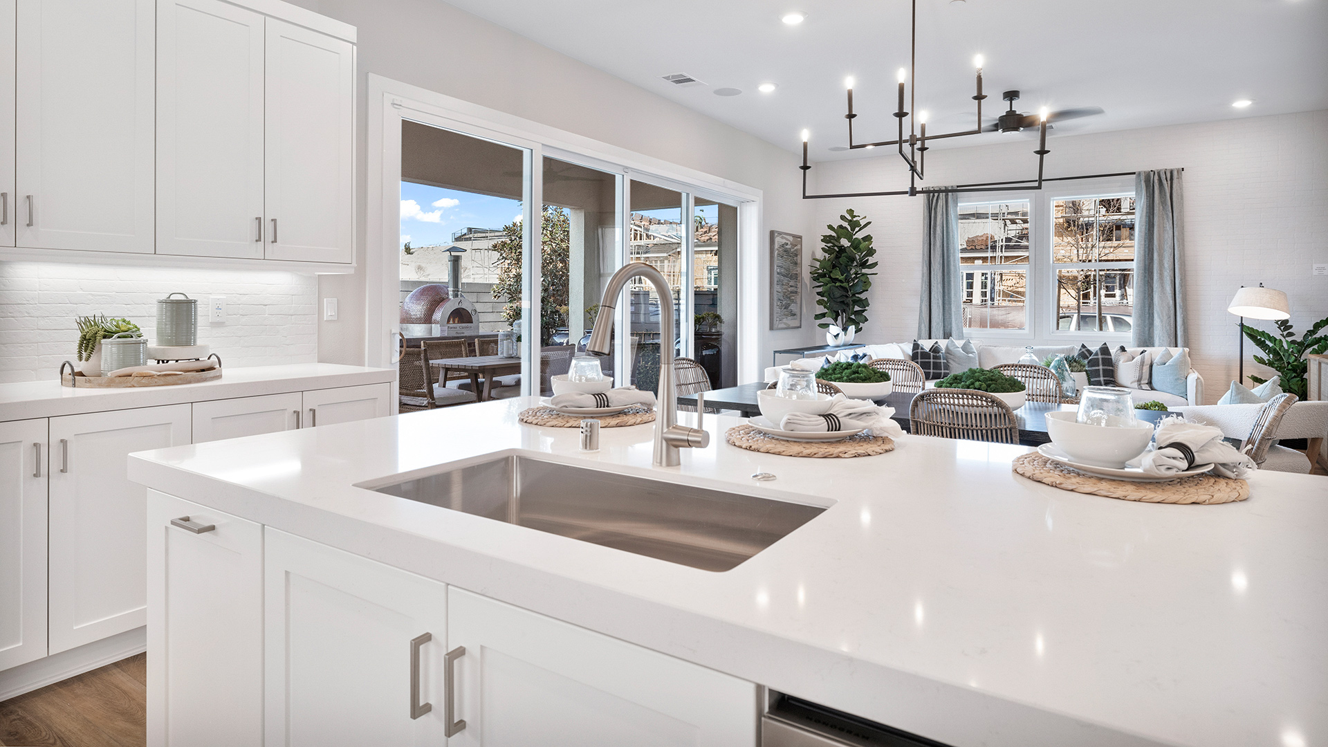 The Pearl at Rancho Mission Viejo kitchen island