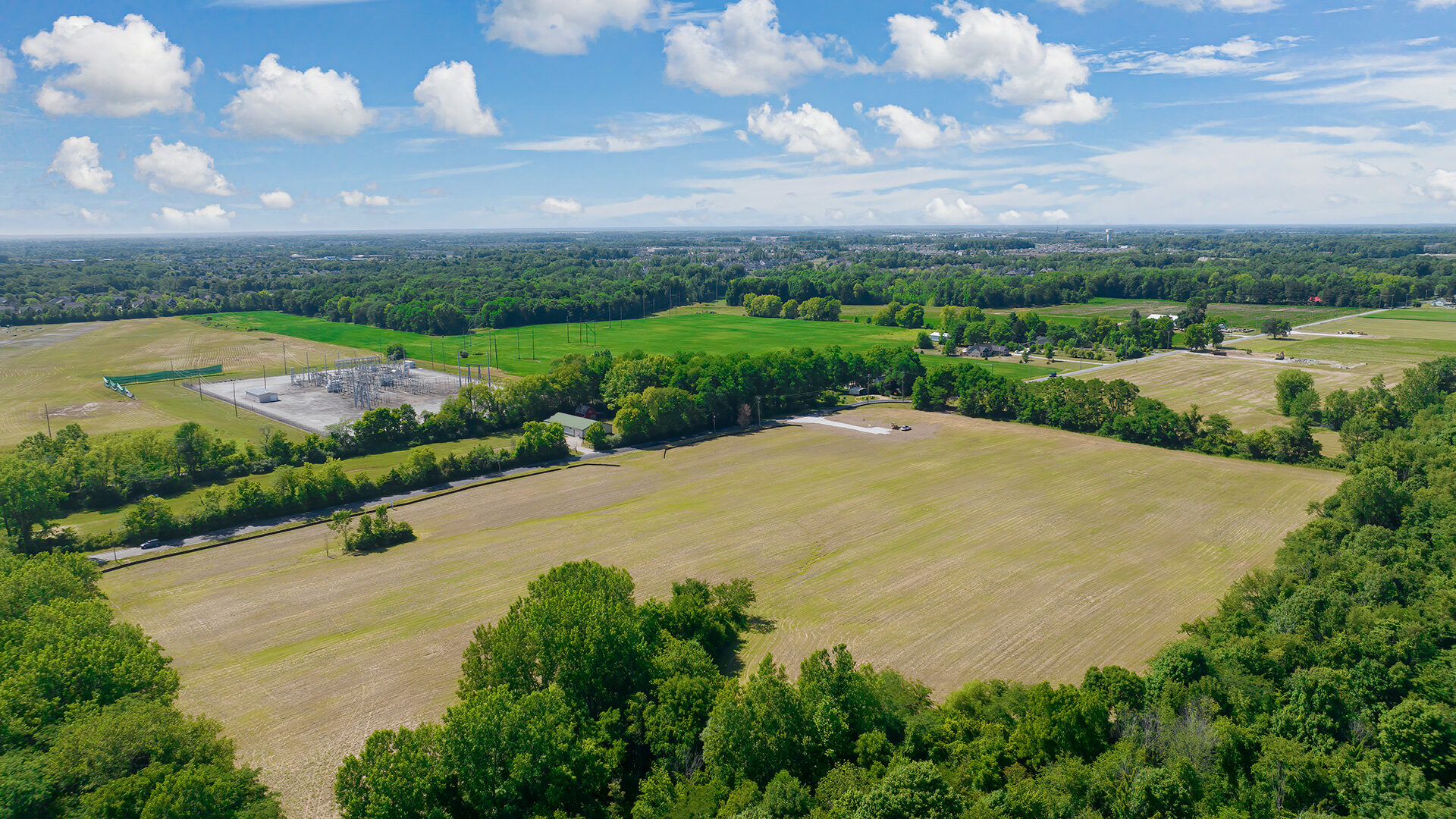 Geist Manor aerial