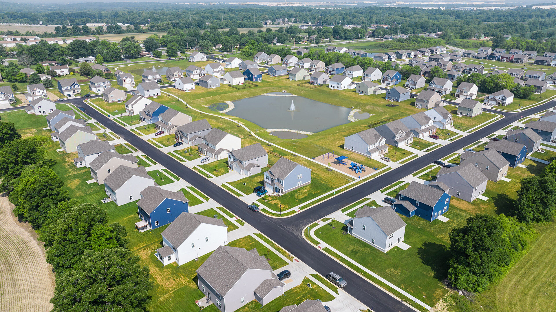 Glenwood aerial view