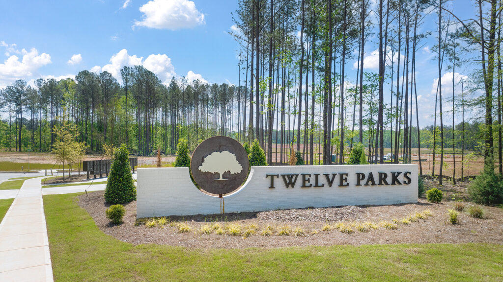 Twelve Parks sign