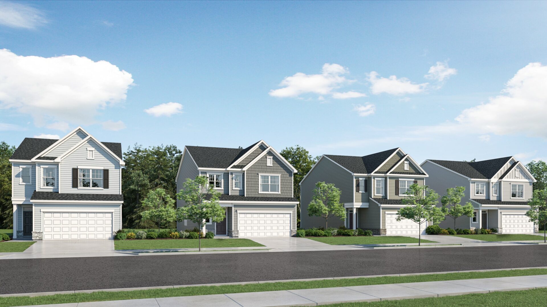 Lennar Hanover Sagecroft Streetscape