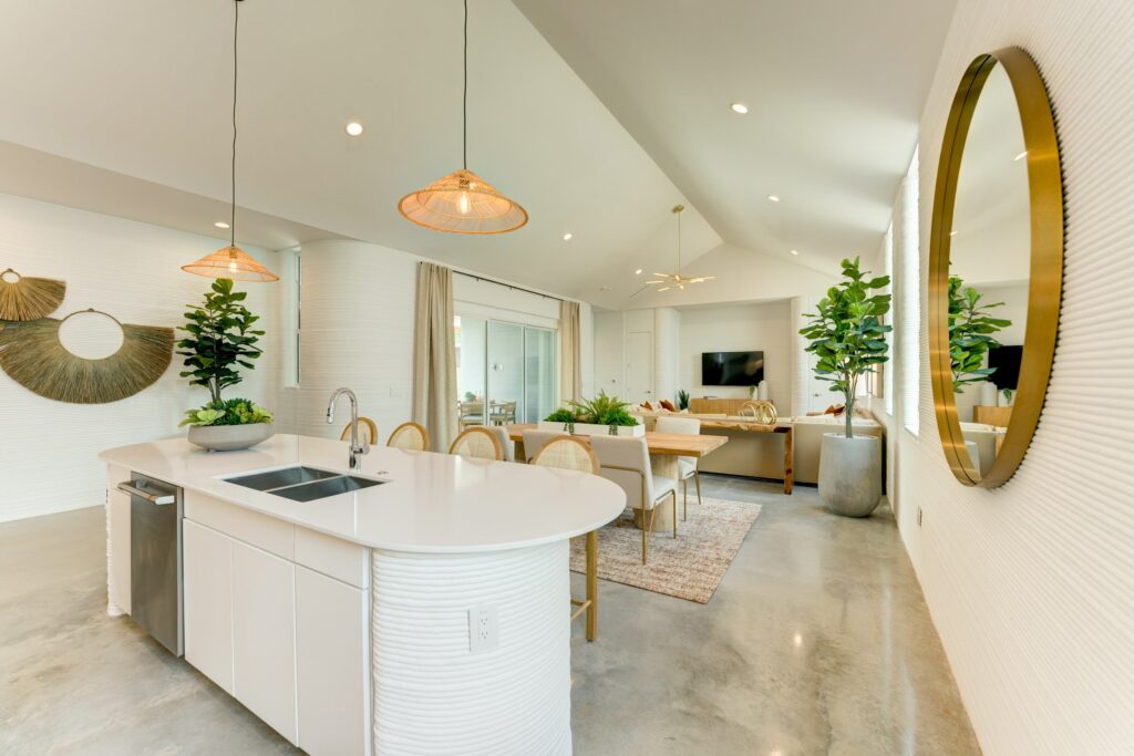 Lennar Genesis Collection at Wolf Ranch open concept kitchen living space
