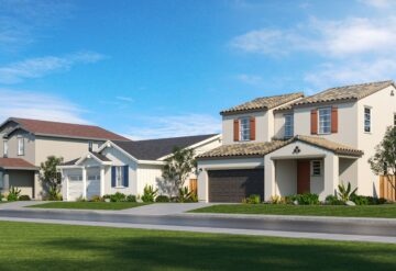 The Lennar Howden The Trails streetscape