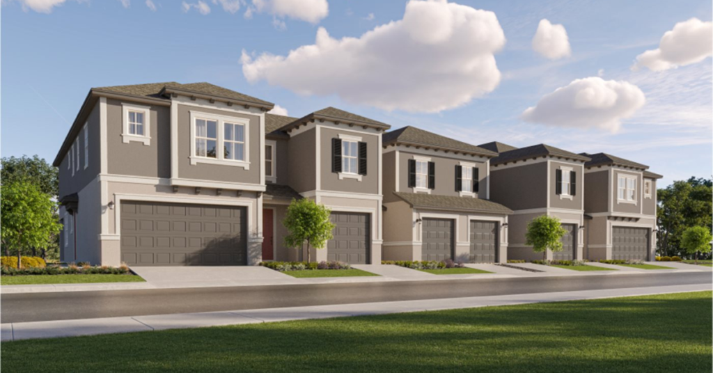 Lennar Tampa homes for sale exterior streetscape