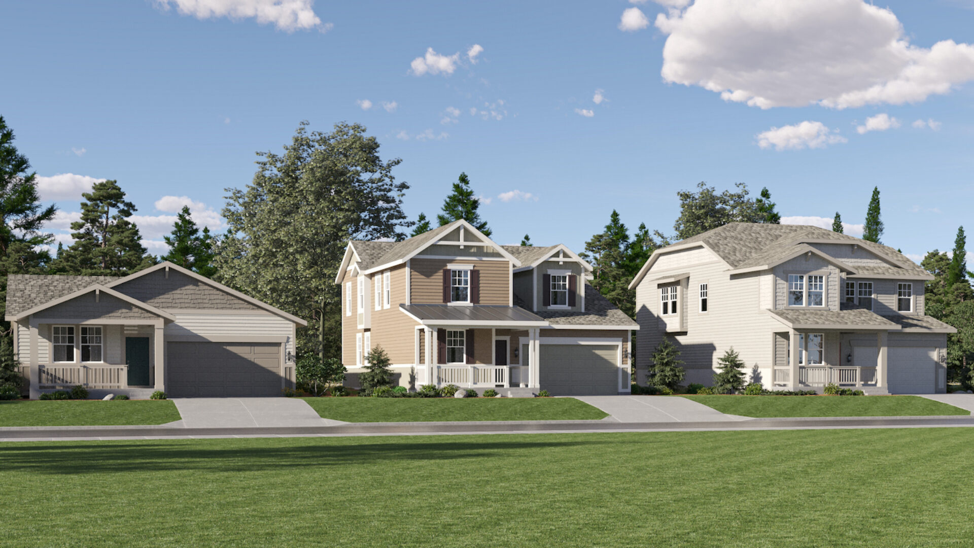 New single-family homes at Reunion in Commerce City