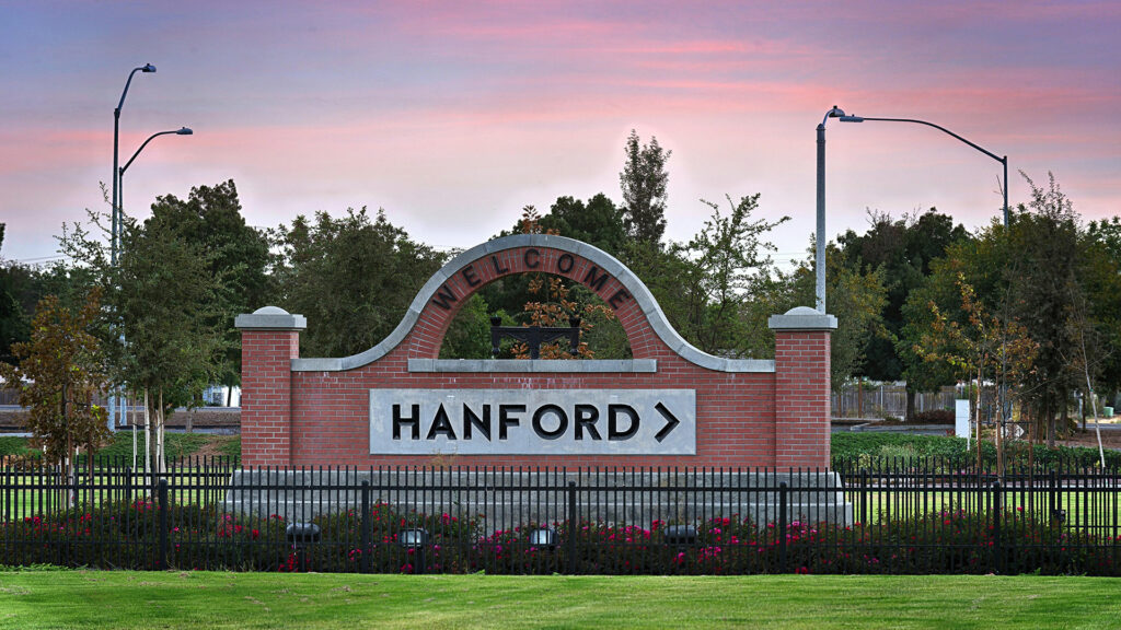 Central Valley Hanford sign