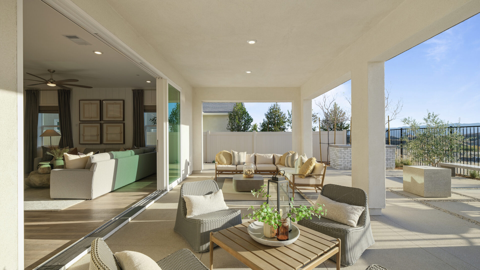 Enjoy outdoor living spaces in new Lennar homes