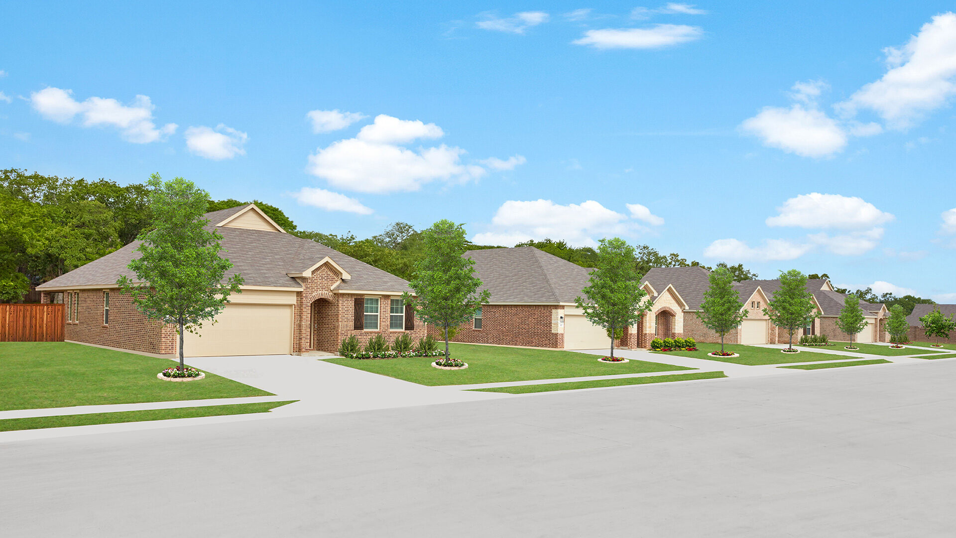 Lennar Dallas streetscape