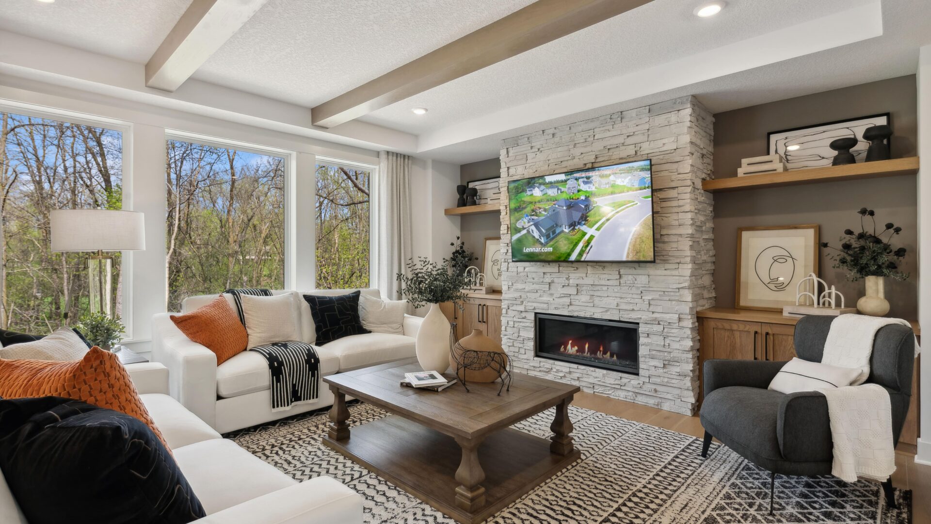 Lennar Tavera family room