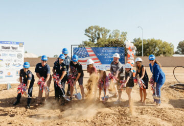 U.S. Army Veteran at the groundbreaking of new Lennar home