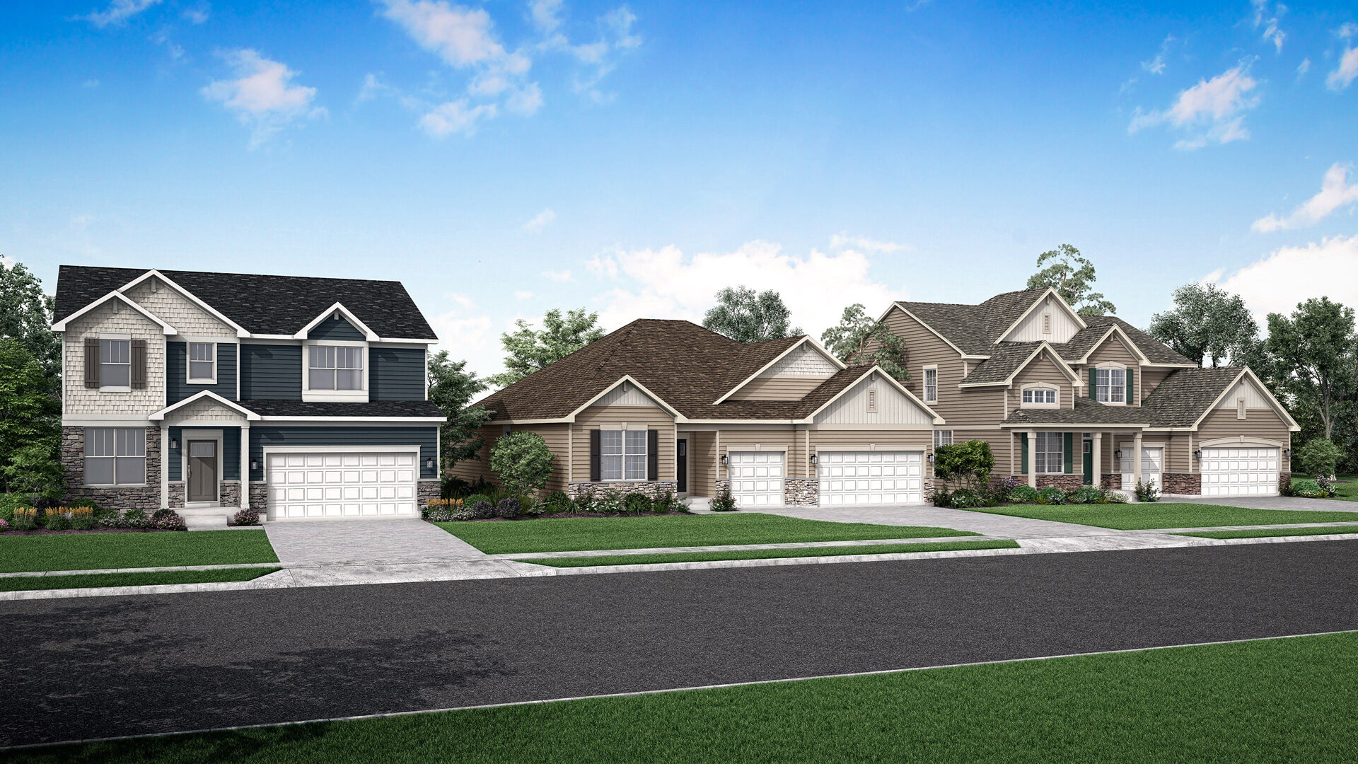 Lennar Highlands of Netherwood streetscape