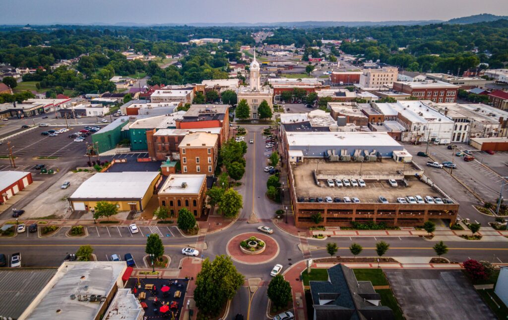 Columbia TN aerial