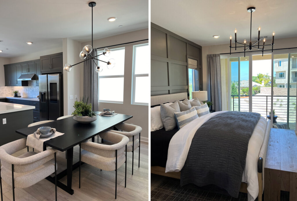 Lennar Refined Contemporary dining room bedroom