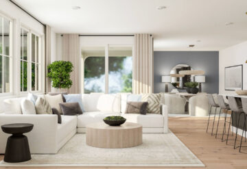 Lennar Refined Contemporary livingroom