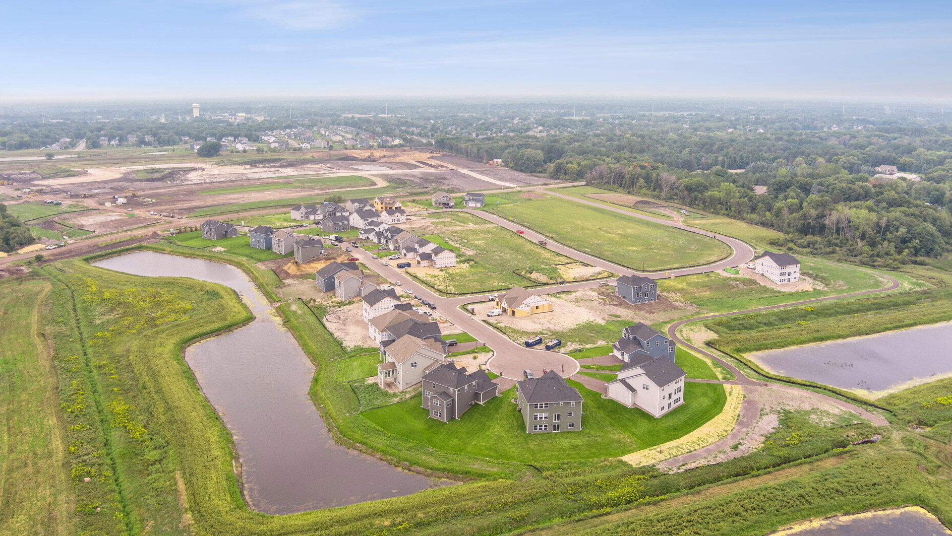 Fields of Winslow Cove Aerial