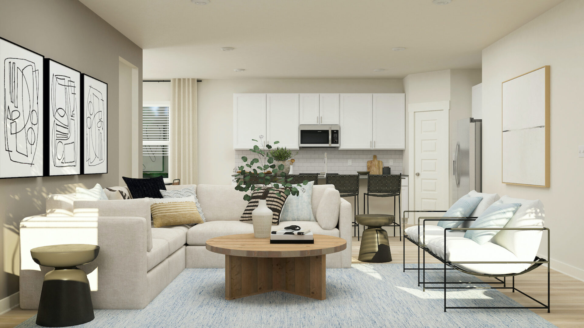 Stafford floorplan living area