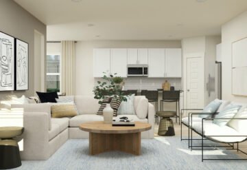 Stafford floorplan living area