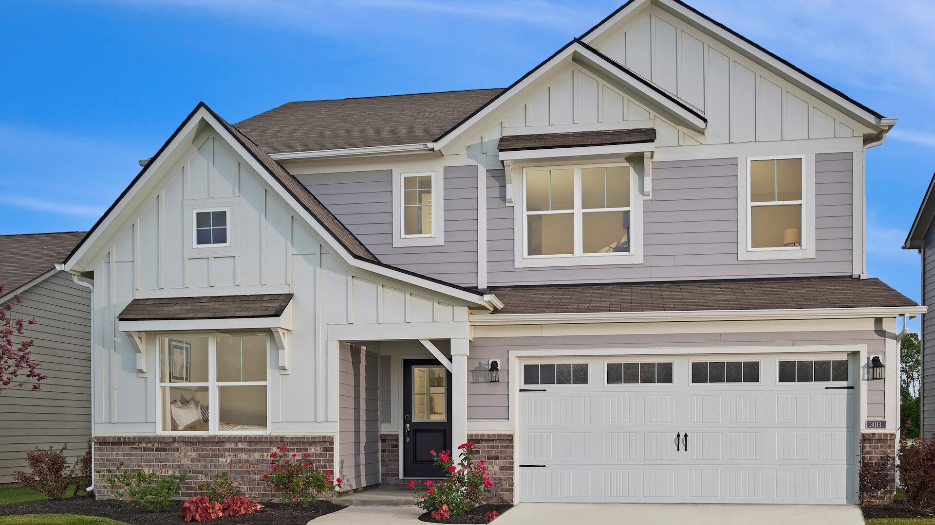 Exterior shot of the Valencia model at the Coventry community