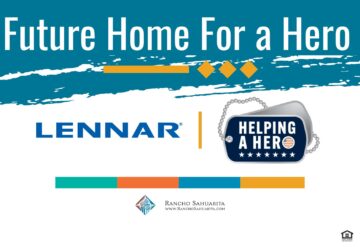 A display ad that showcases Future Home for a Hero and Lennar's partnership