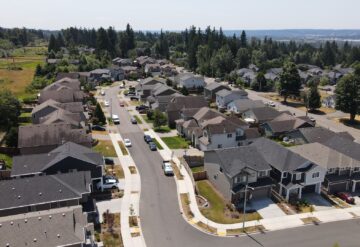 Aerial community shot of Autumn Vista