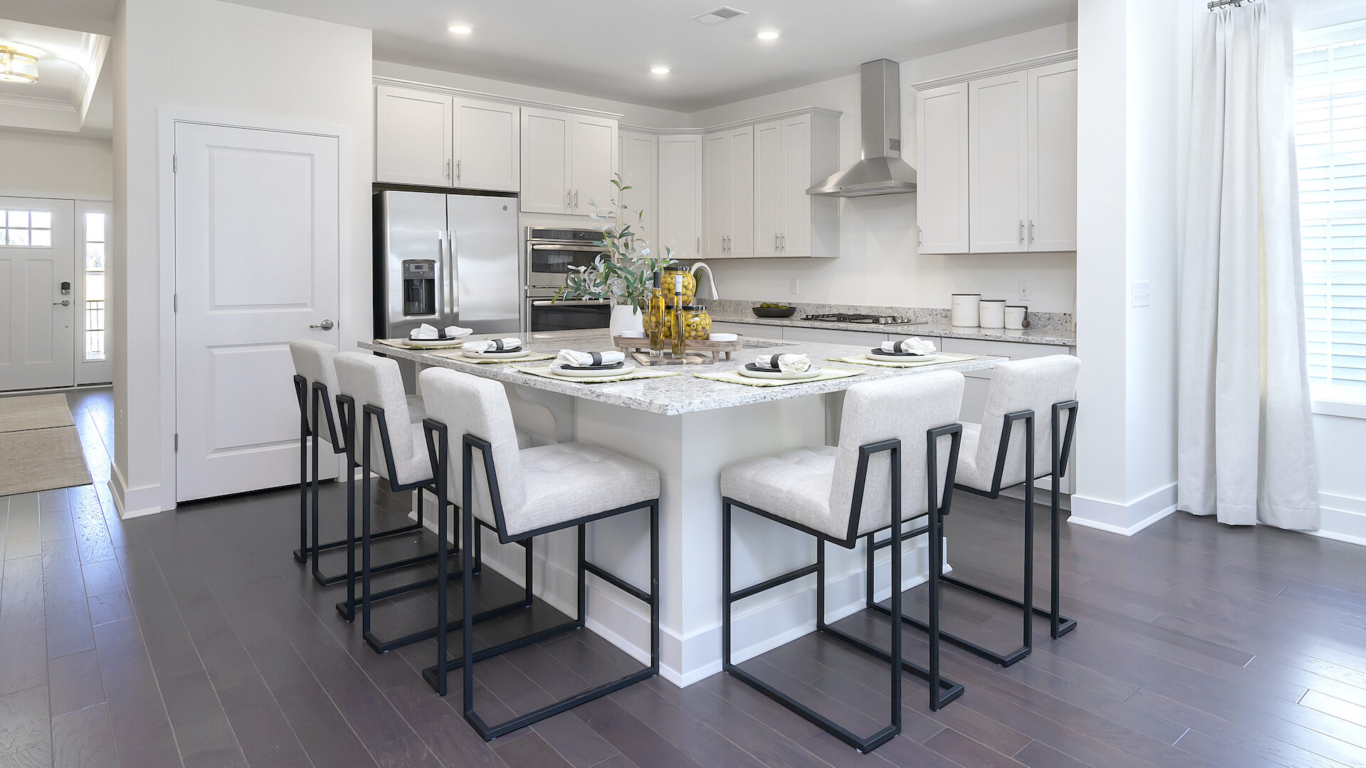 A gorgeous kitchen from the Davenport model featured at Venue at Monroe