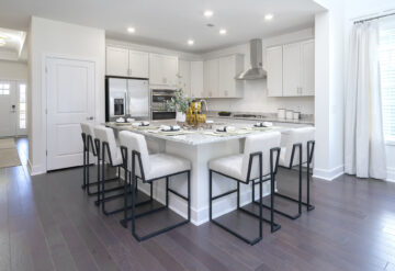 A gorgeous kitchen from the Davenport model featured at Venue at Monroe