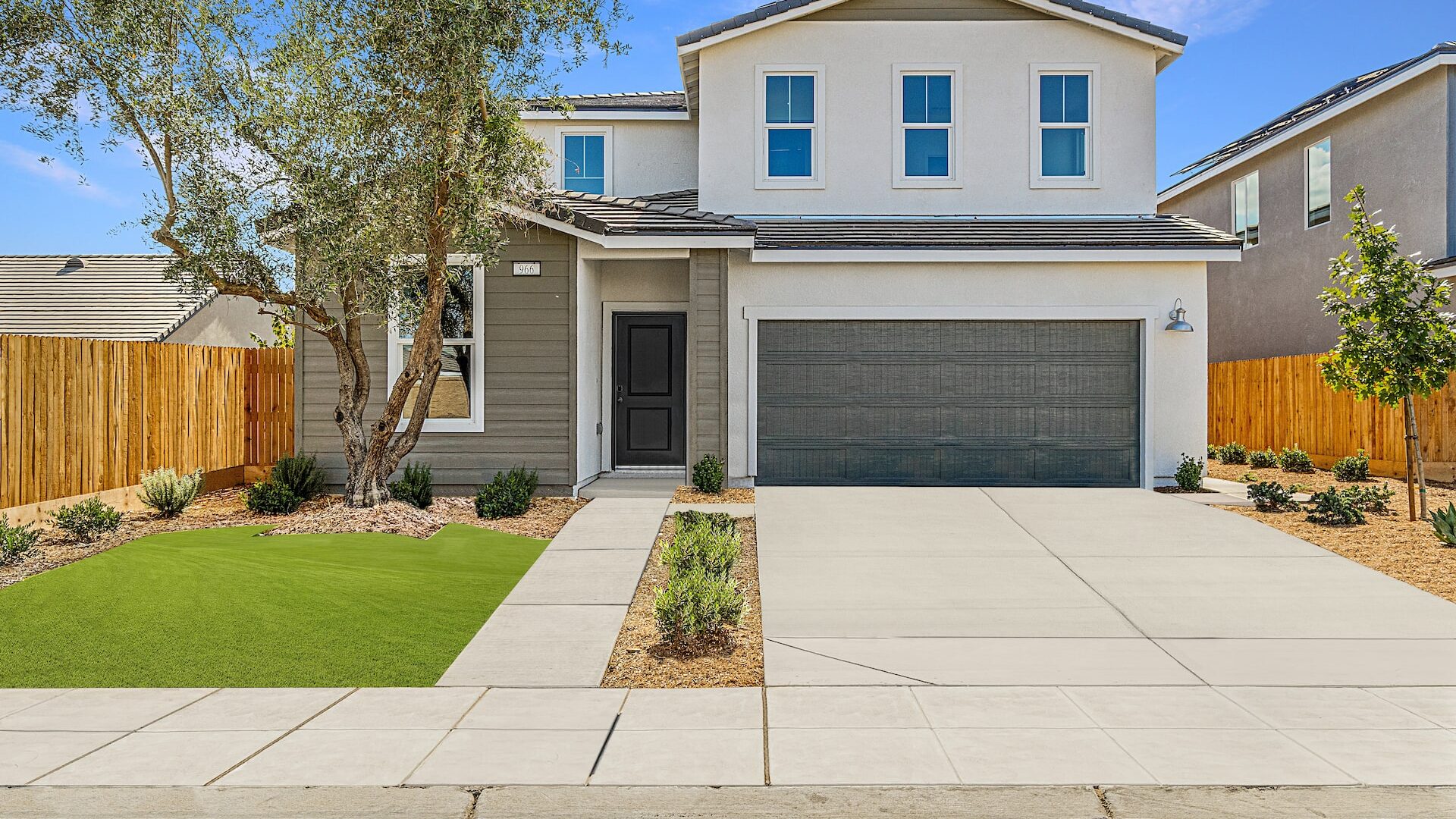 Exterior shot of the Boardwalk model at Riverstone, from the Surf Series