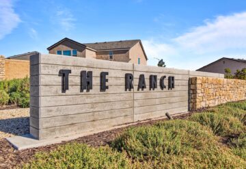 The Ranch community sign in Clovis, CA