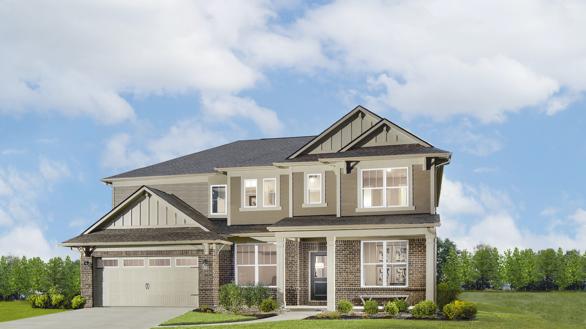 The beautiful Fairmont model at Lennar's Morningside community