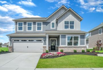 Exterior of the Valencia home at Turner Trace