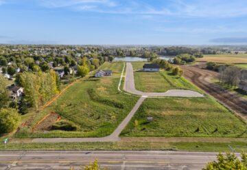 Aerial shot of Ridgeview Heights