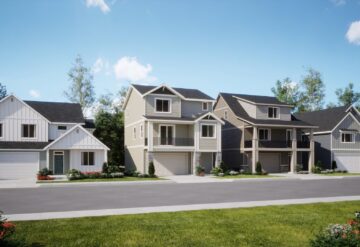 Streetscene rendering of Parkview Terrace