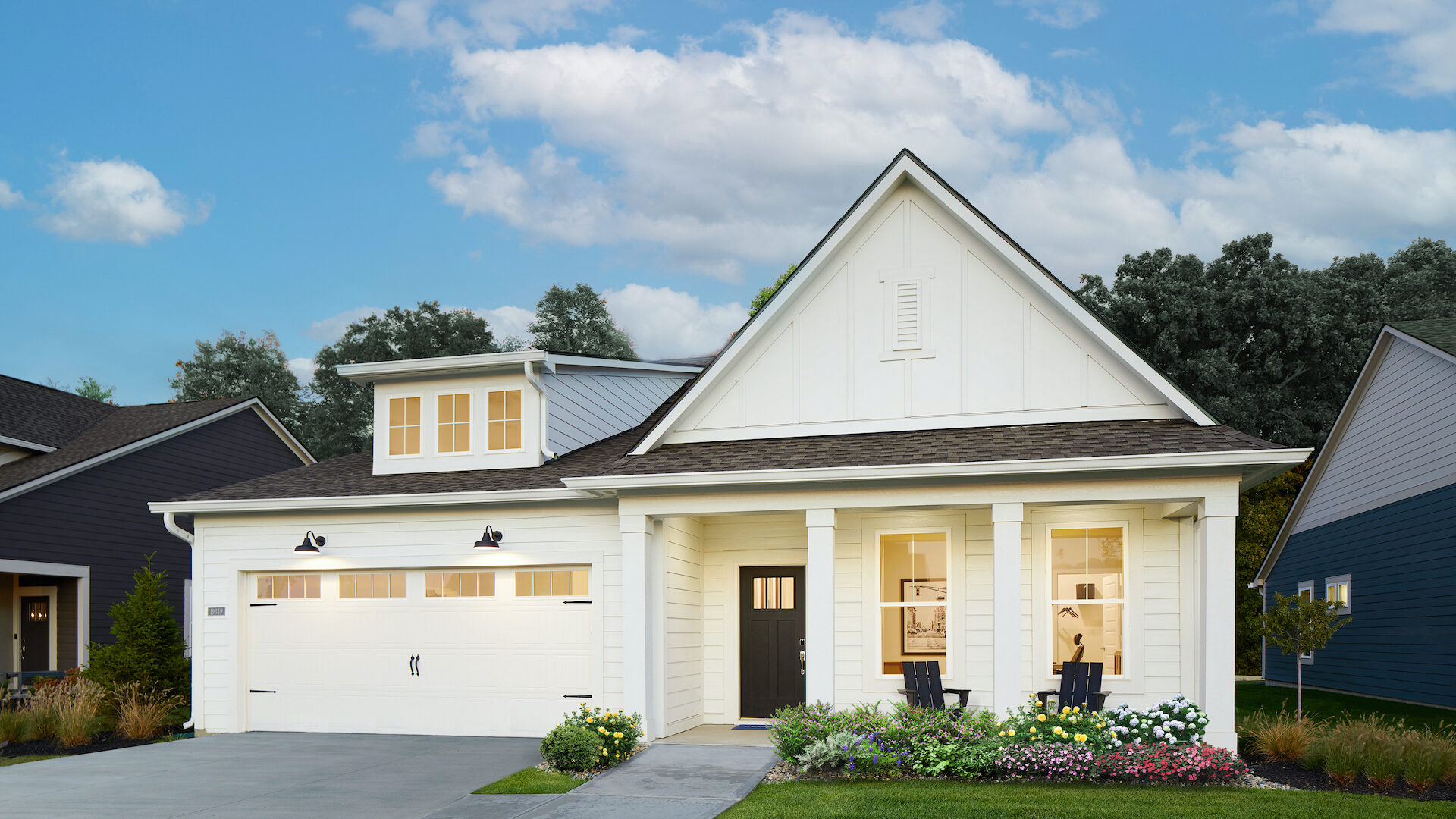 Exterior photo of the Shafer home featured at Osborne Trails