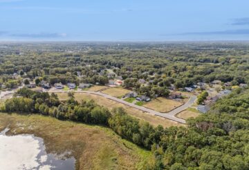 Aerial shot of Huntington